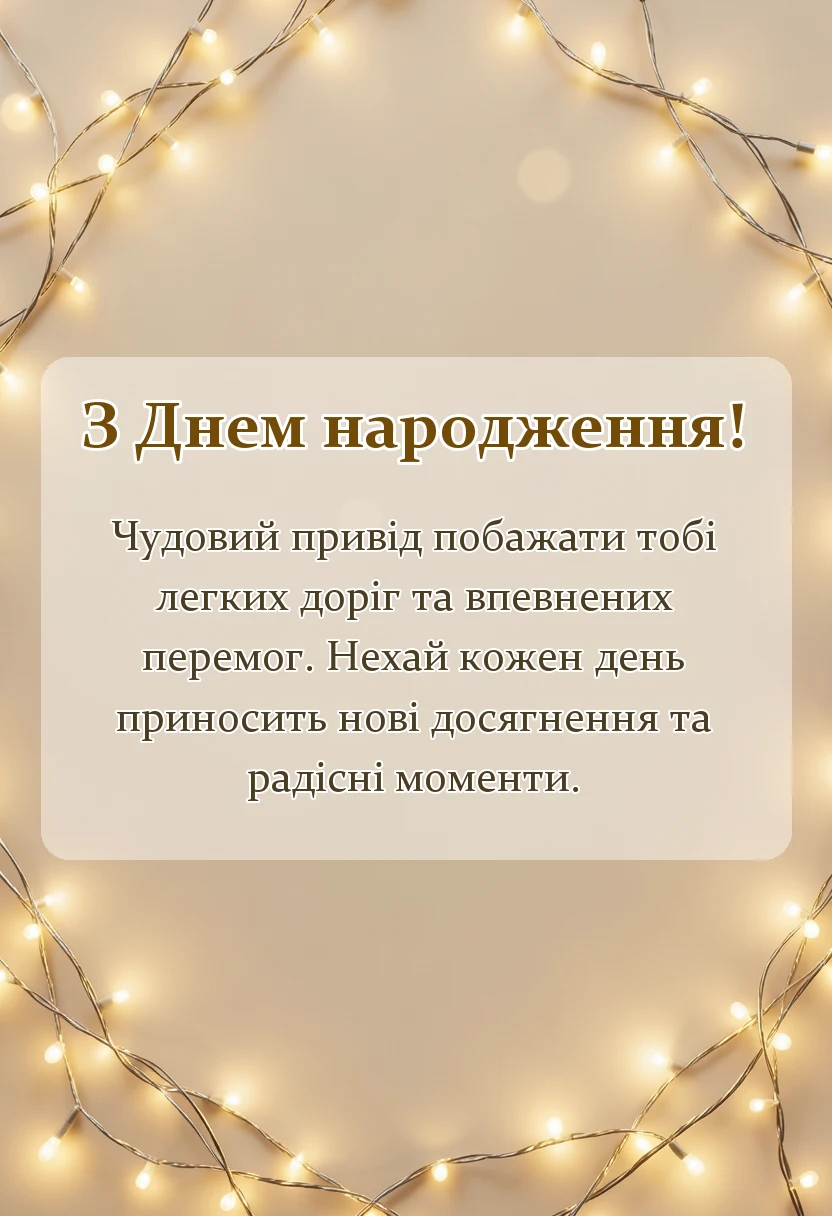 унікальна листівка - вітання з днем народження чоловіка подруги