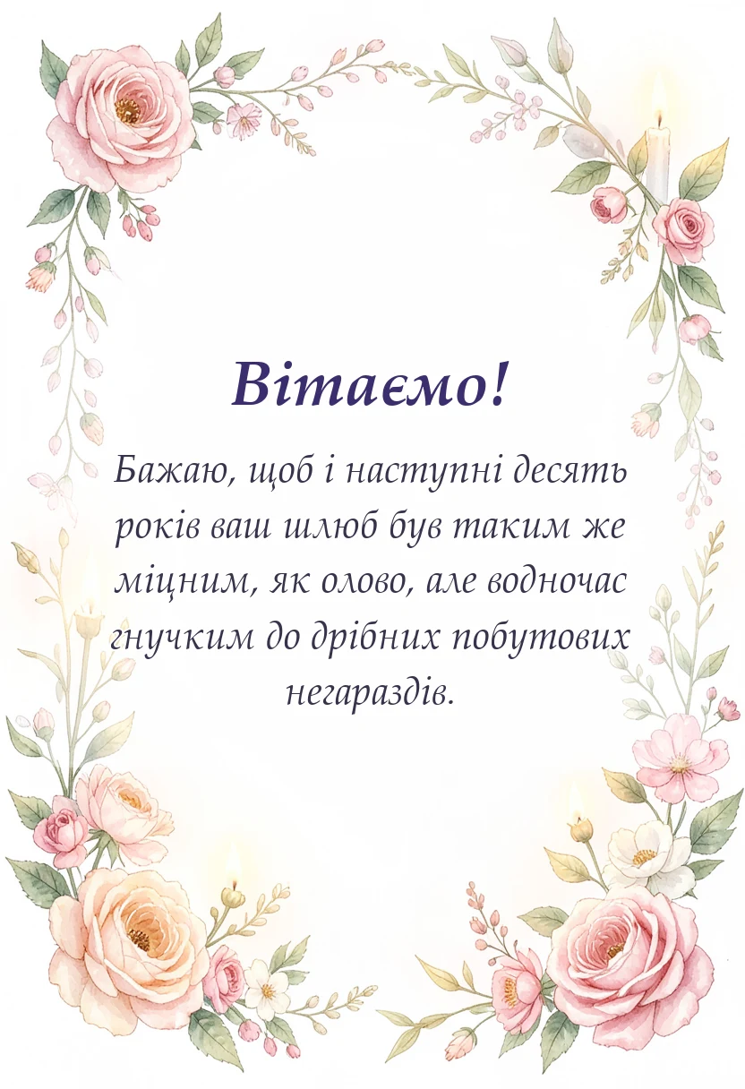 святкова картинка: прикольне вітання з річницею весілля