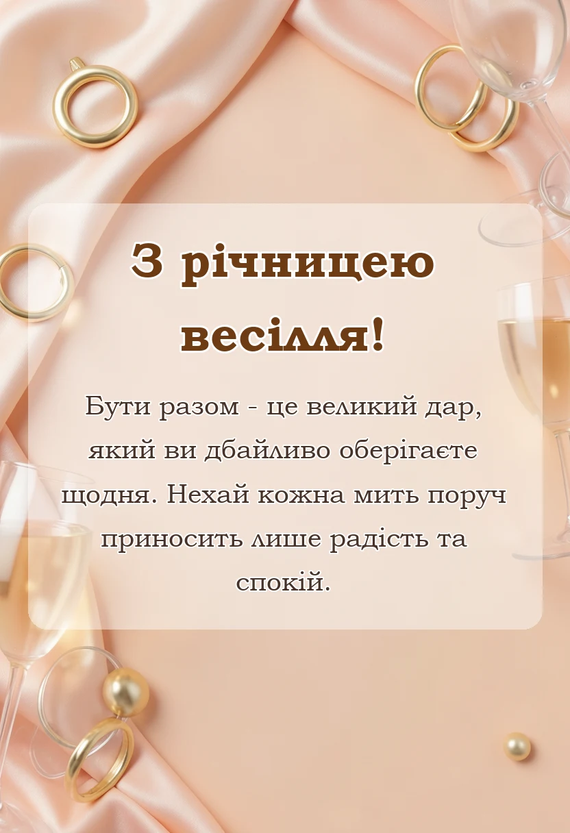 красива листівка: цитати про річницю весілля