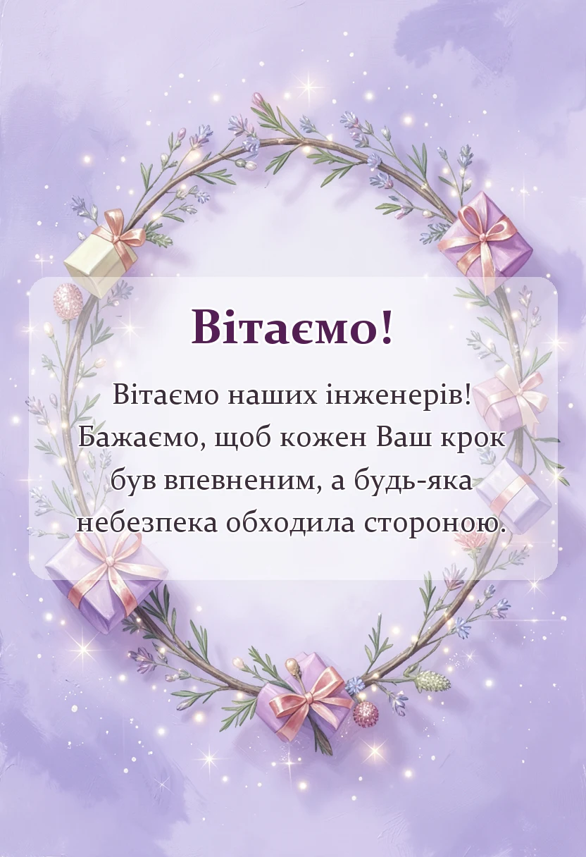 унікальна листівка - привітання з днем інженерних військ україни