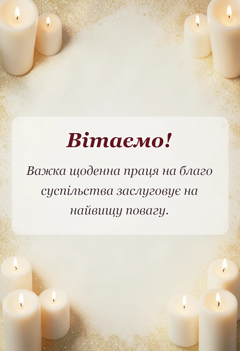красива листівка: привітання з днем енергетика