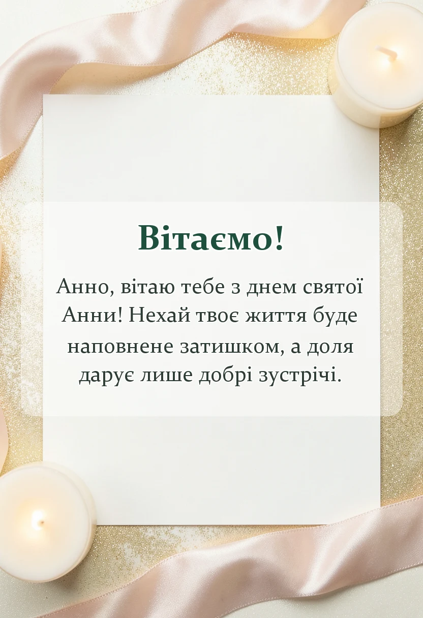 красива листівка: з днем святої анни картинки