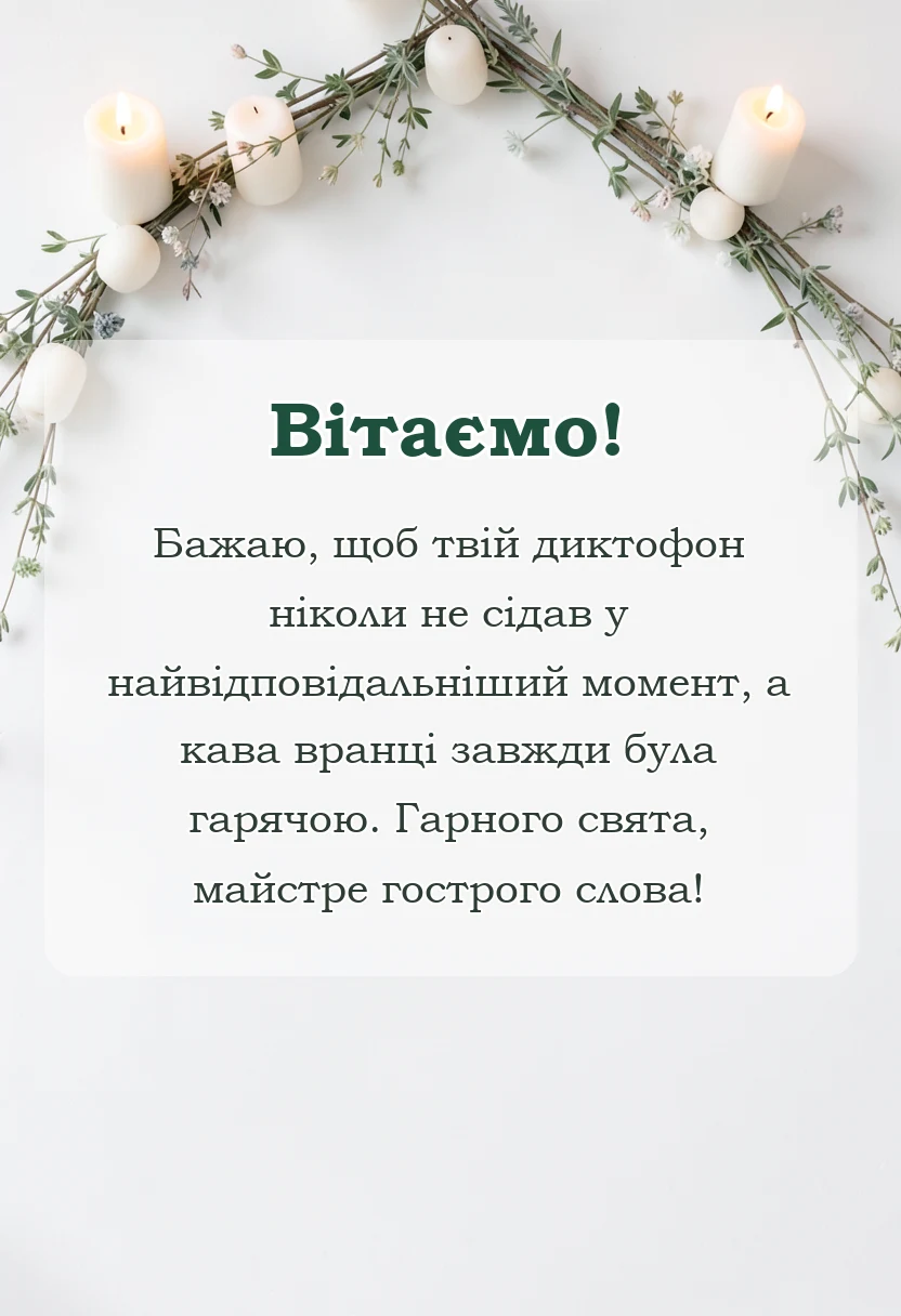 святкова картинка: з днем журналіста картинка