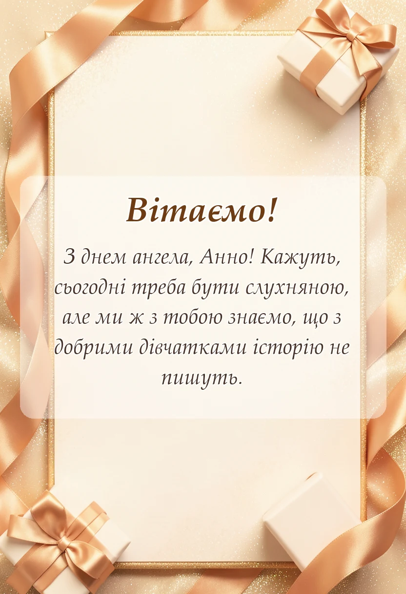 красива листівка: з днем святої анни картинки