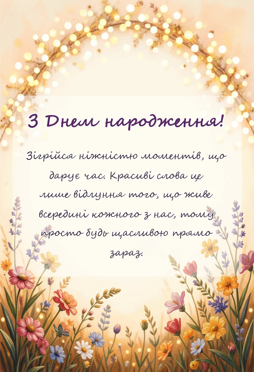 листівка з побажанням - гарні побажання для будь-якої нагоди