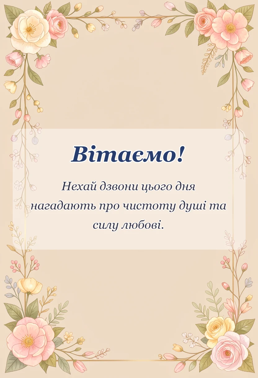 вітальна листівка - привітання зі святом пресвятої богородиці своїми словами