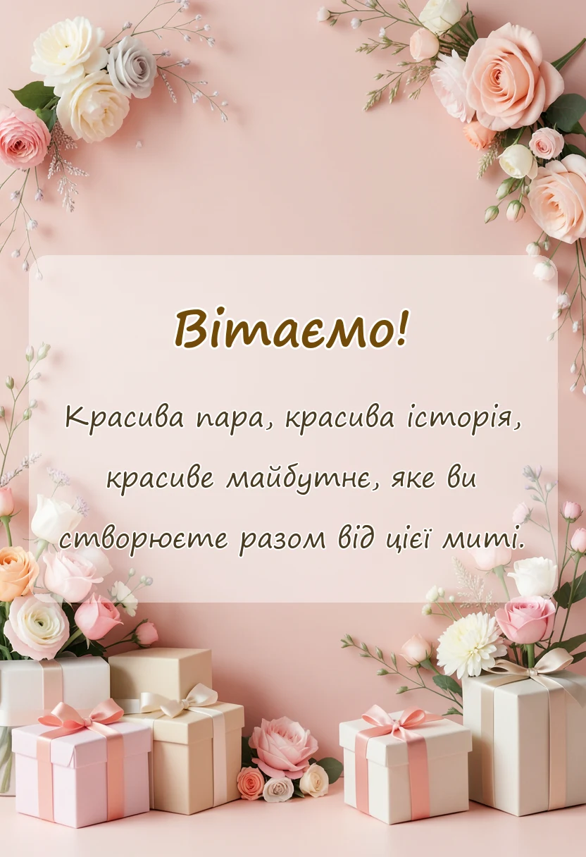 листівка з побажанням - картинки з днем весілля