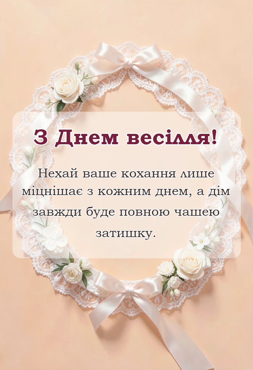 красива листівка: картинки з весіллям