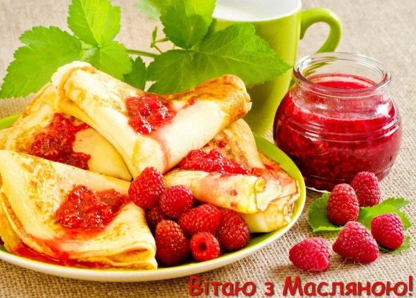 Панкейки з малиною для Масляни